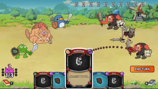 Gameplay screenshot 1 of Kaiju Cards (怪獣カード)