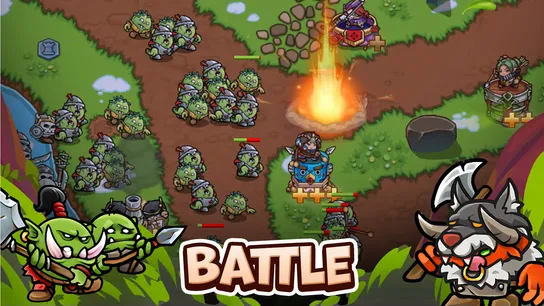 Gameplay screenshot 2 of Crazy Defense Heroes