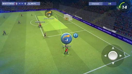 Gameplay screenshot 3 of TopGoal (トップゴール)