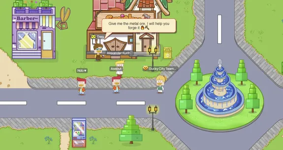 Gameplay screenshot 1 of Ducky City (덕키 시티)