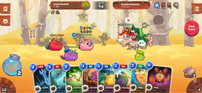 Gameplay screenshot 1 of Axie Infinity (엑시 인피니티)