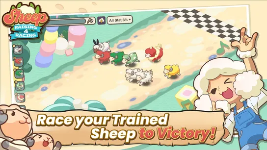 Gameplay screenshot 6 of Sheepfarm: Raising 4 Racing