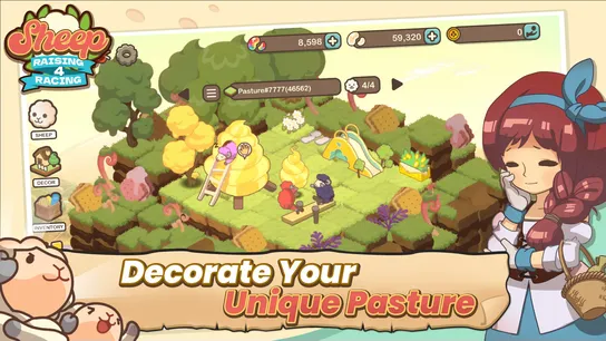 Gameplay screenshot 2 of Sheepfarm: Raising 4 Racing