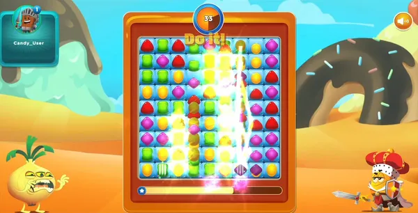 Gameplay screenshot 2 of Sugar Kingdom Odyssey (슈가 킹덤 오디세이)