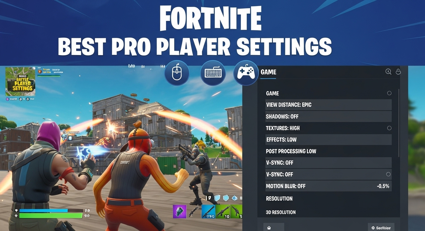 Optimal Fortnite Pro Player Settings