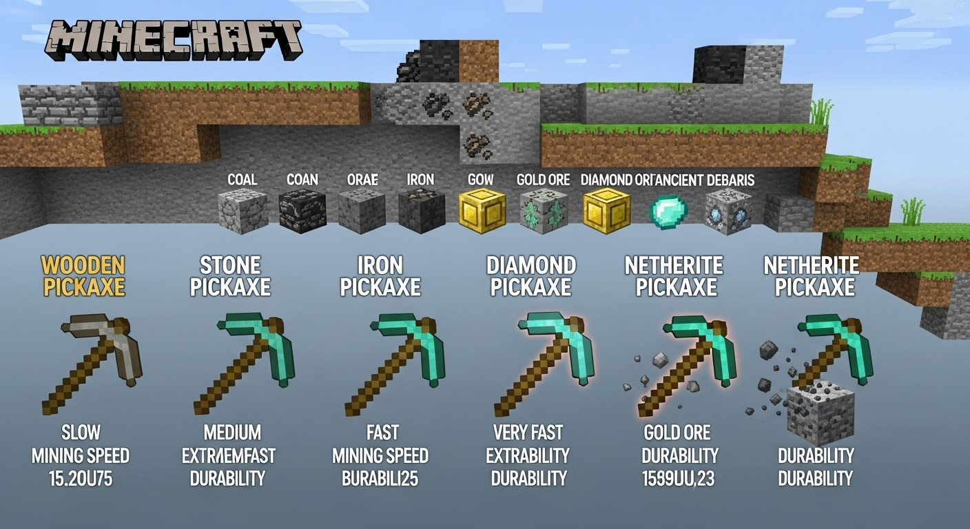 Best Minecraft Tools for Mining