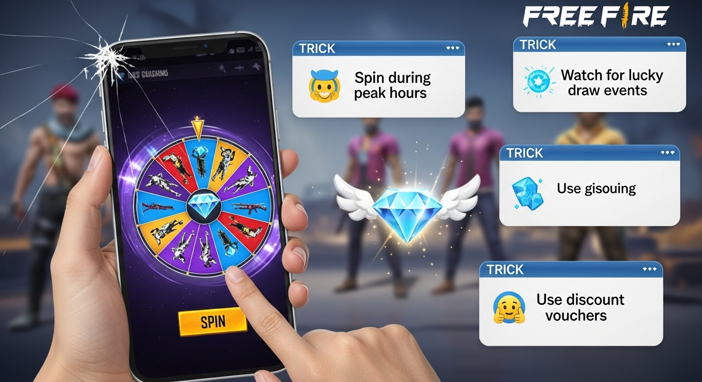 Effective Tricks for Diamond Spins in Free Fire