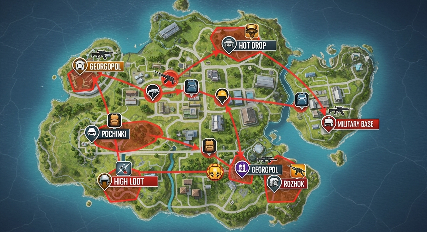 Best BGMI Loot Spots Guide