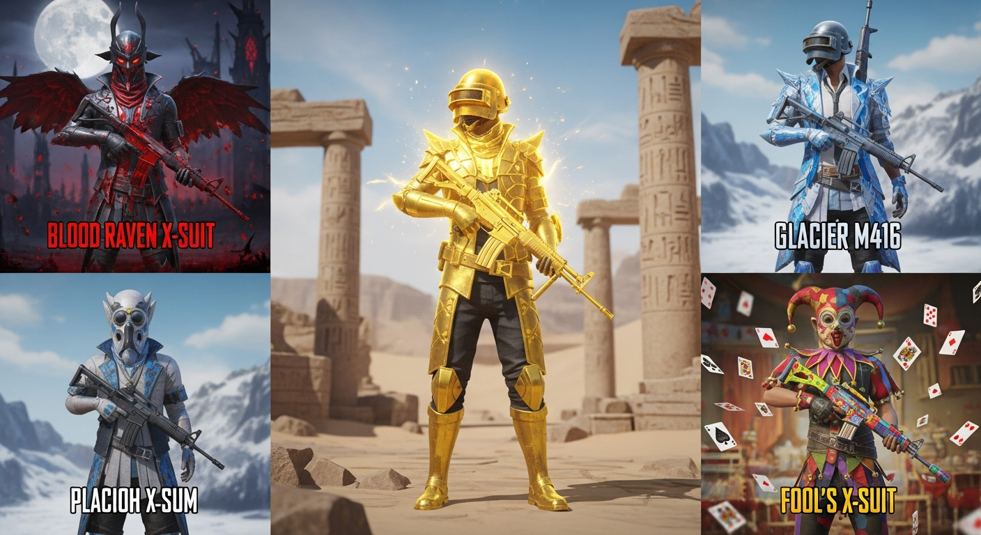 PUBG Mobile: Collections of Rare Outfits