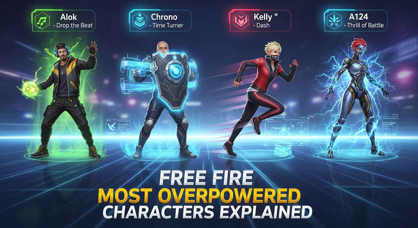 Free Fire: Strongest Characters Explained