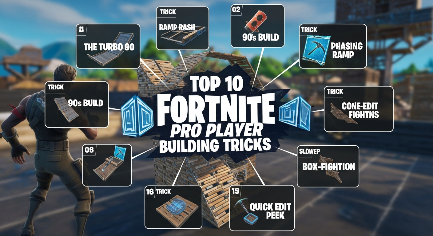 10 Best Building Techniques Used by Fortnite Pros