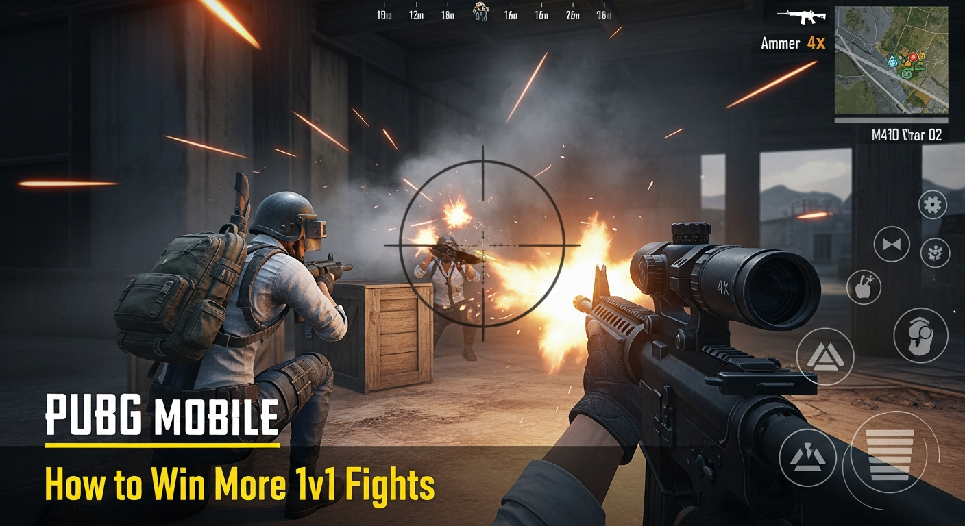 PUBG Mobile: Mastering 1v1 Combat