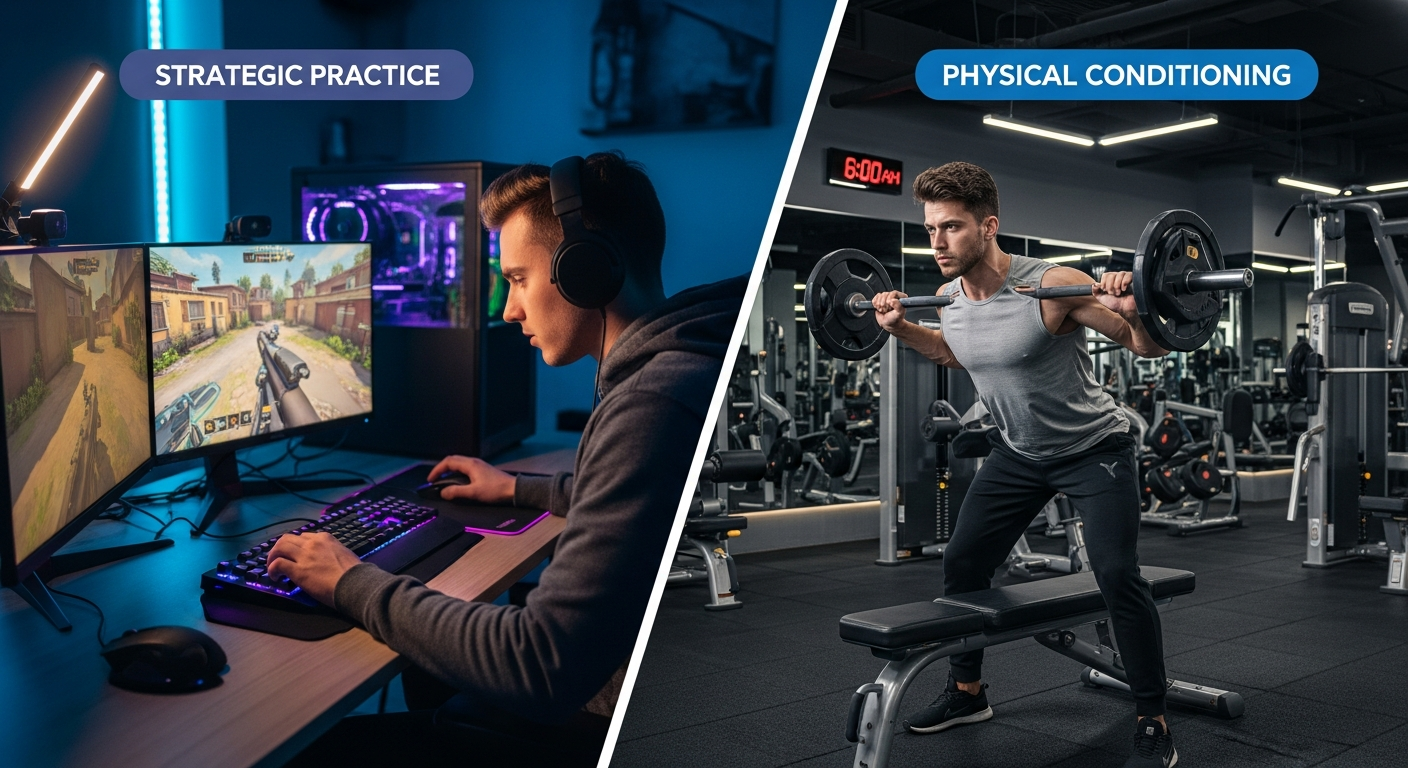 Professional Esports Players' Training Regimens