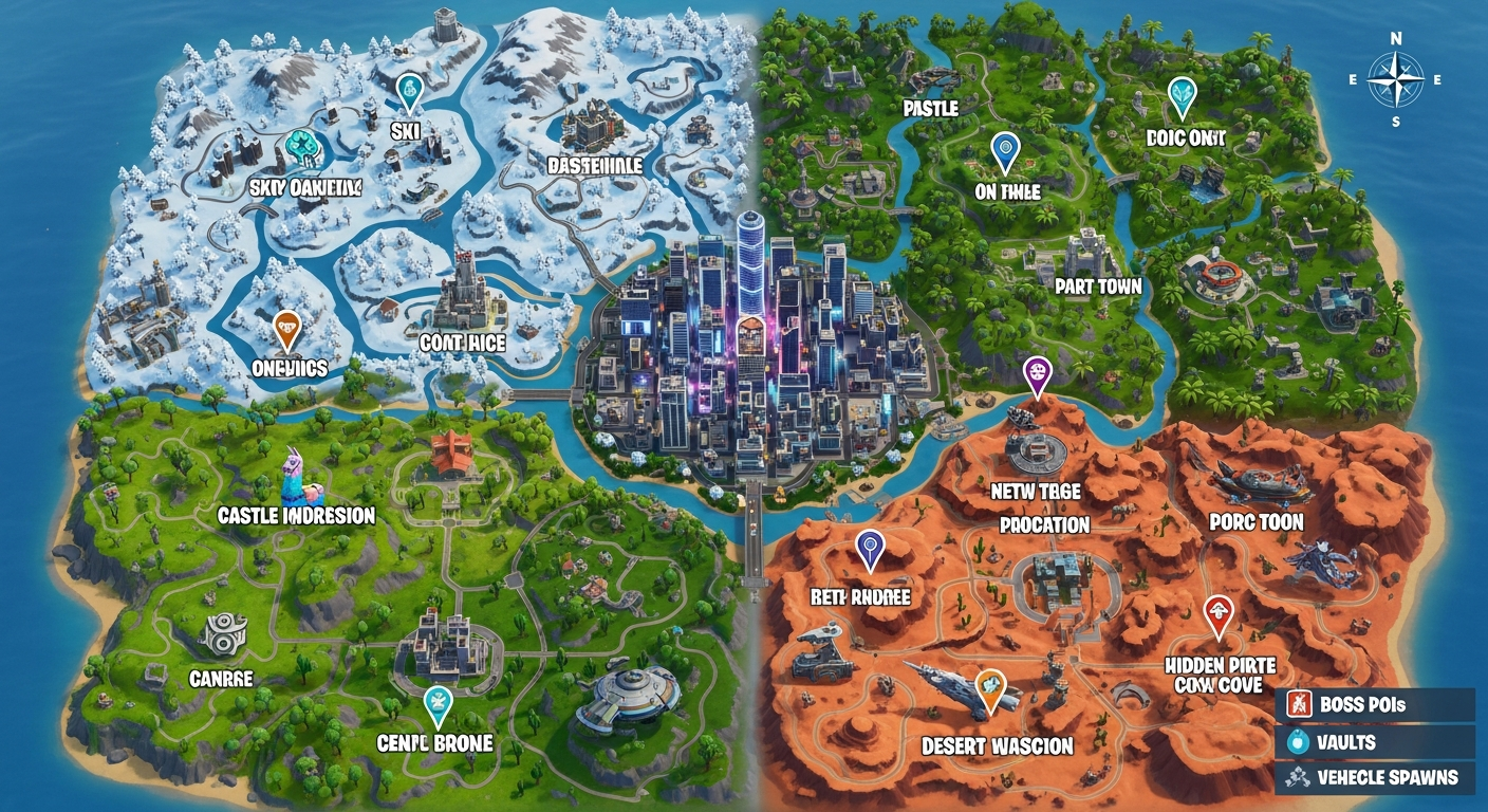 Fortnite Chapter 5 Map: All the New Features