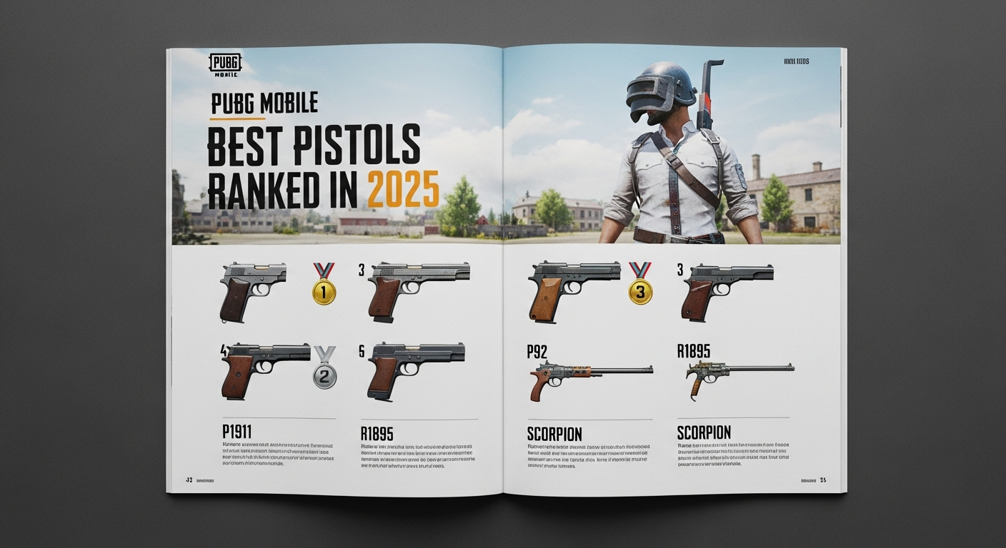 Top PUBG Mobile Pistols: 2025 Tier List