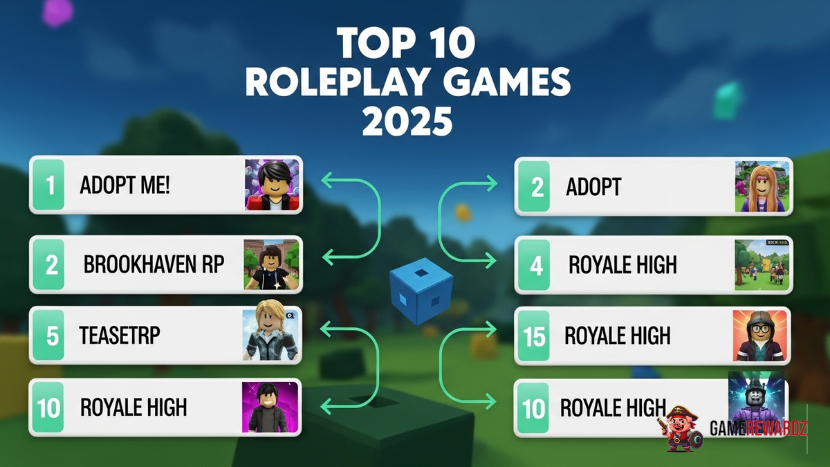Top 10 Roblox Roleplay Games 2025 | Gamerewardz