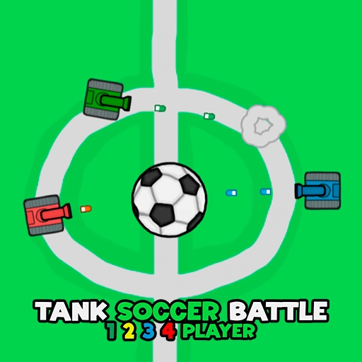 1 2 3 4 Player Tank Game 2D Game