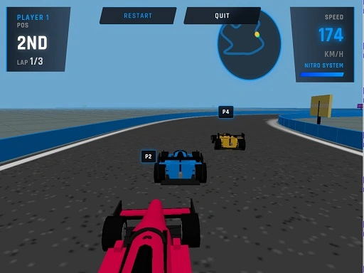 3D Formula Racing Pro Edition Game