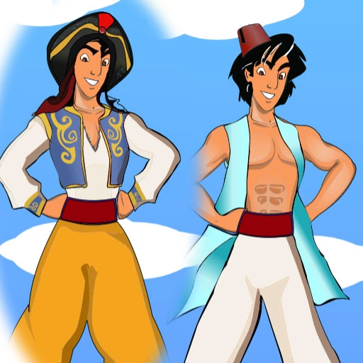 Aladdin Dress Up Game