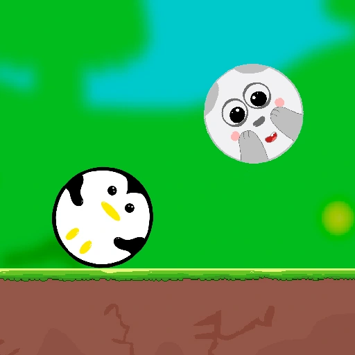Animals Party Ball 2 Player Game