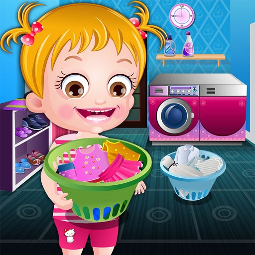 Baby Hazel Laundry Time Game 