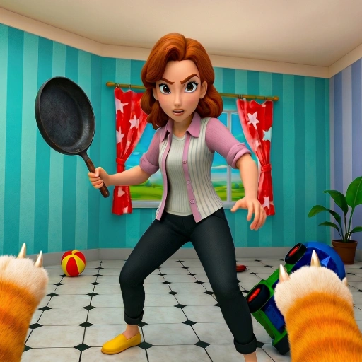 Bad Cat Prankster Moms Return Game