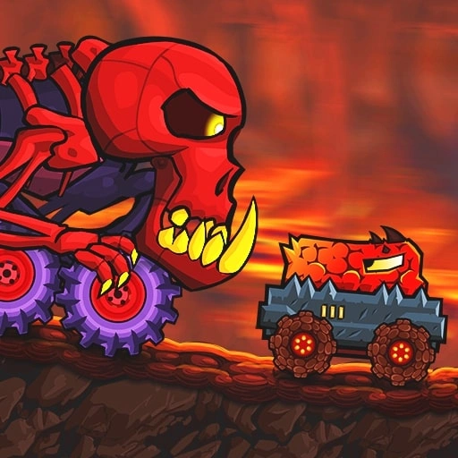 Car Eats Car Volcanic Adventure Game 