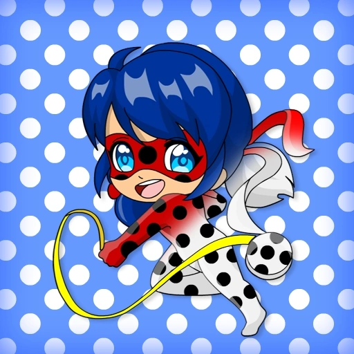 Chibi DottedGirl Coloring Book Game