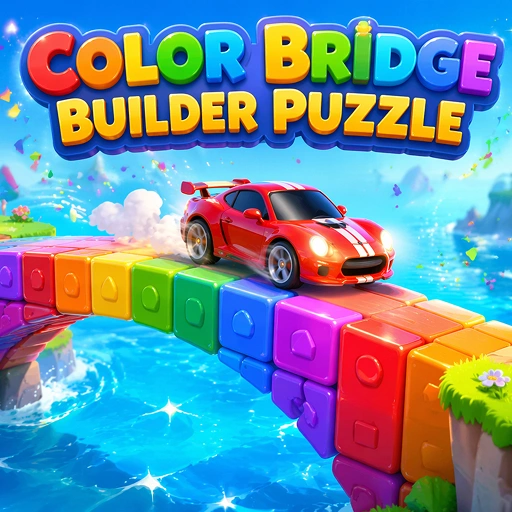 Color Bridge Builder Puzzle Game