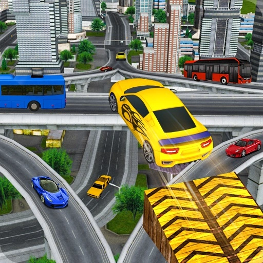Crazy Car Impossible Stunt Challenge Game 