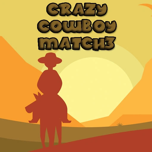 Crazy Cowboy Match 3 Game