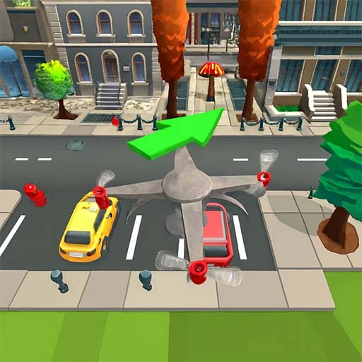 Crazy Drone Pizza Delivery Game