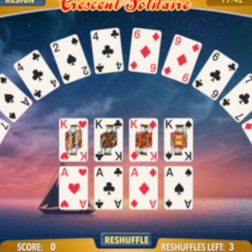Crescent Solitaire Game 