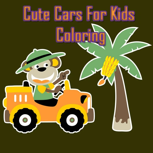 Cute Cars For Kids Coloring Game