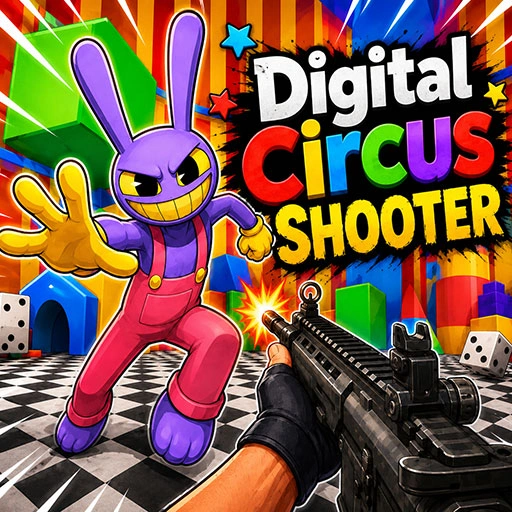 Digital Circus Shooter Game