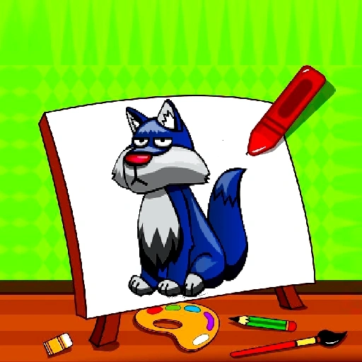 Easy Kids Coloring Walfs Game