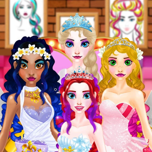Elsa Wedding Hairdresser For Princesses Game 