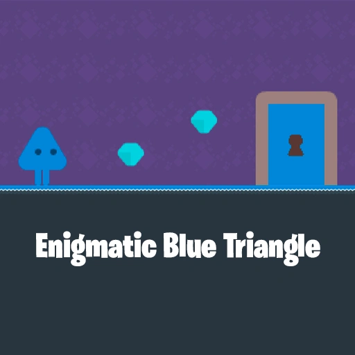 Enigmatic Blue Triangle Game