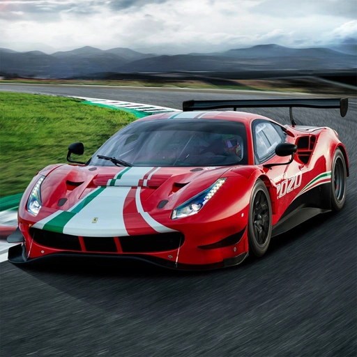 Ferrari 488 GT3 Evo Puzzle Game