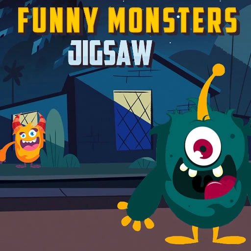 Funny Monster Jigsaw Game