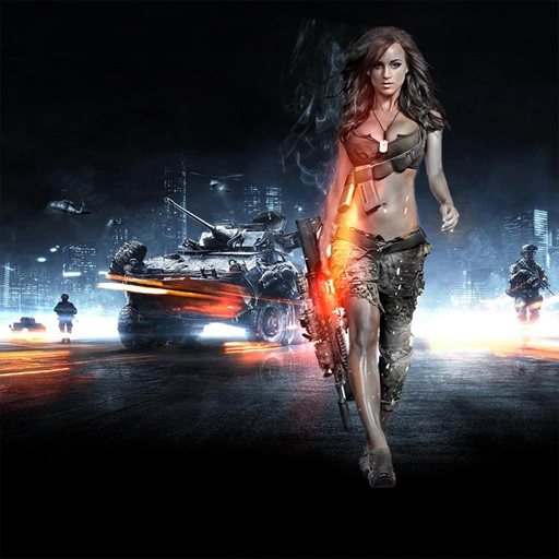 Girl Soldiers Puzzle Game