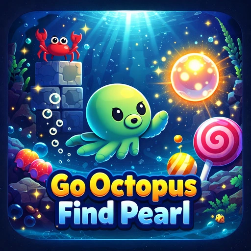 Go Octopus Find Pearl Game