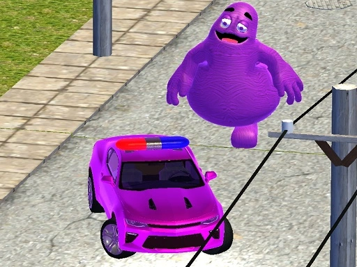 Grimace vs Police SuperCar Game 