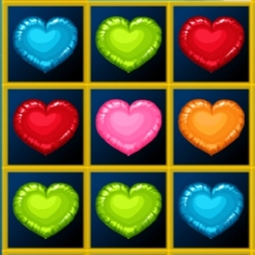 Hearts Blocks Collapse Game 