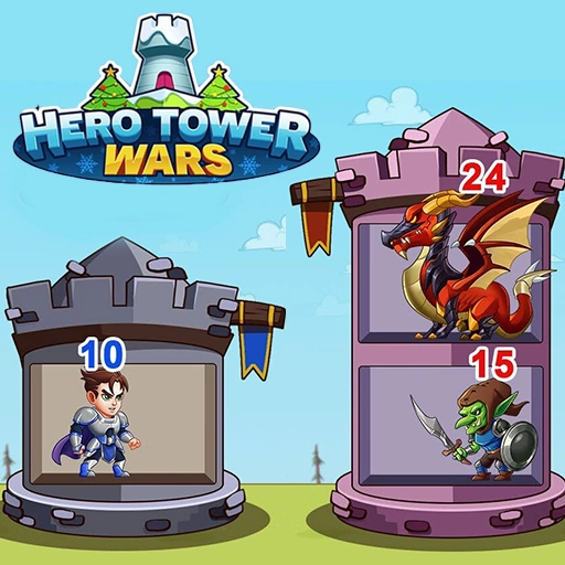 Hero Tower Wars Merge Puzzle Game 