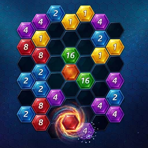 Hex Merge Puzzle Game