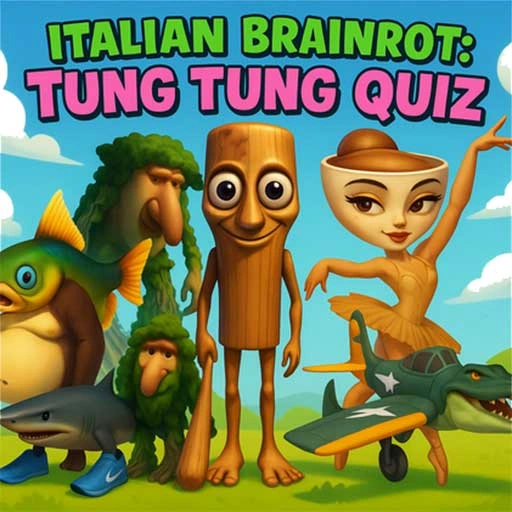 Italian Brainrot tung Tung Quiz Game
