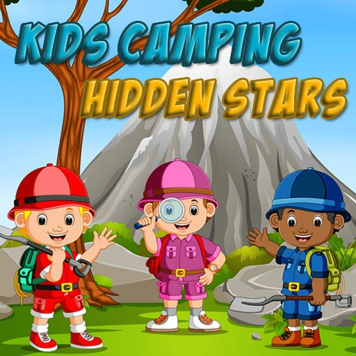 Kids Camping Hidden Stars Game 