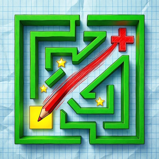 Mazes Draw The Path Game