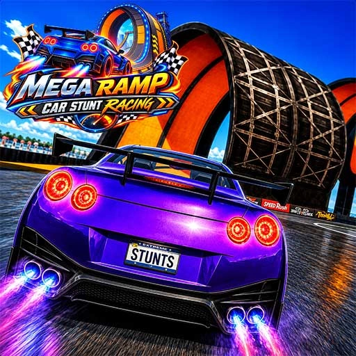 Mega Ramp Car Stunt Racing Game  